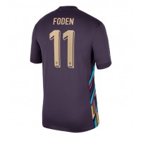 England Phil Foden #11 Bortatröja EM 2024 Korta ärmar